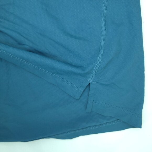 Peloton Tank Top Shirt Mens Medium Blue Teal Athletic Stretch Gym Workout Active - Picture 5 of 8